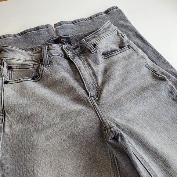 Quince Bella Straight Stretch Relaxed Jeans High Rise Organic Cotton Stonewashed - Picture 8 of 10